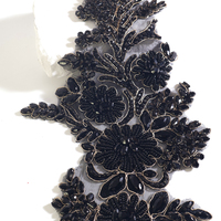 Colliers en cristal à 12 facettes à coudre, motif perlé brillant, appliques en strass pour accessoires de robes de mariée - Vente en gros