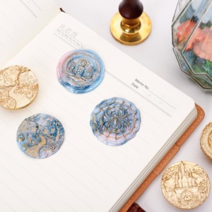 Timbro per Sigillo in Cera Standard Halloween 35mm in Ottone Resistente per Inviti di Nozze Biglietti d'Auguri Ufficio/Regalo - Product Image 4