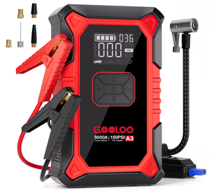 <span class=keywords><strong>GOOLOO</strong></span> A3 3-in-1 Starthilfegerät mit 3000A Hochleistungsstartstrom und 12000mAh Reifenluftpumpe für LKW - Product Image 1