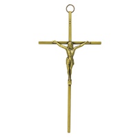 Oferta de Decoraciones Católicas: Cruz de Pared de Jesús Plateada, Crucifijo de Ataúd Plateado, Colgantes de Metal, Bronce y Aleación con Diamantes