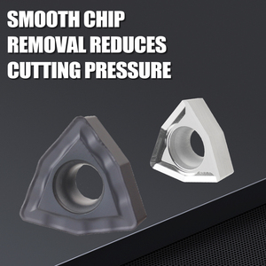 数控车床可转位刀具 碳化钨 U 型钻削车削刀片 SPMG WCMT U 型钻刀刀片 - Product Image 4