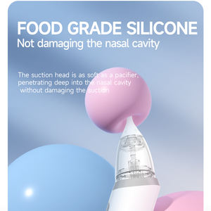 Nettoyeur de nez pour enfants Usine Vente en gros OEM Logo personnalisé Aspirateur nasal électrique de poche pour bébé Dispositif d'aspiration du nez - Product Image 4