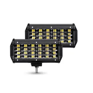 Yosovlamp voiture LED lumière de travail 72W lumière de toit de véhicule tout-terrain 7200LM ventes directes d'usine