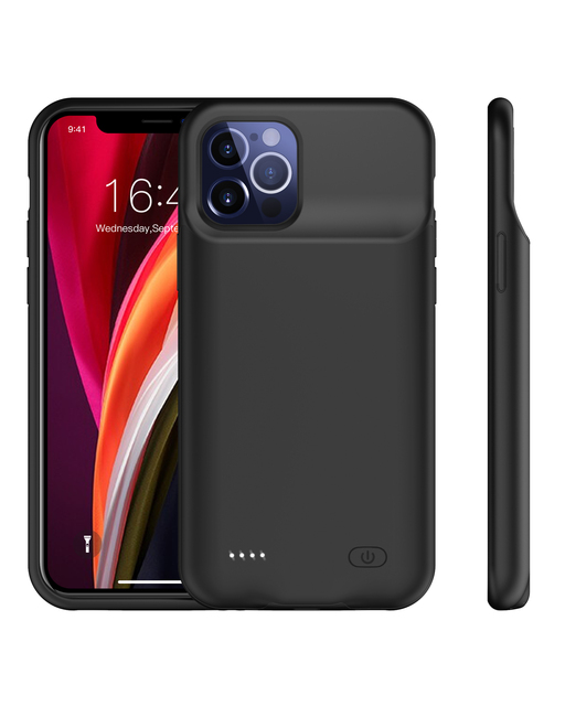 Factory Outlet Wholesale Direct Best Seller Portable Black Power Battery Charging Case for Iphone 12 12 Pro Max 13 13 14 Pro Max