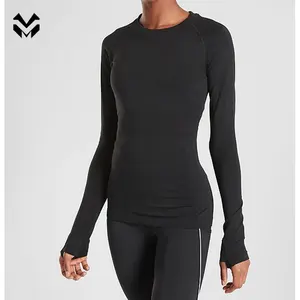 High Quality Workout Fitness Sport Wear Gym T-shirt Sweatshirt For Women Leisure Wear
