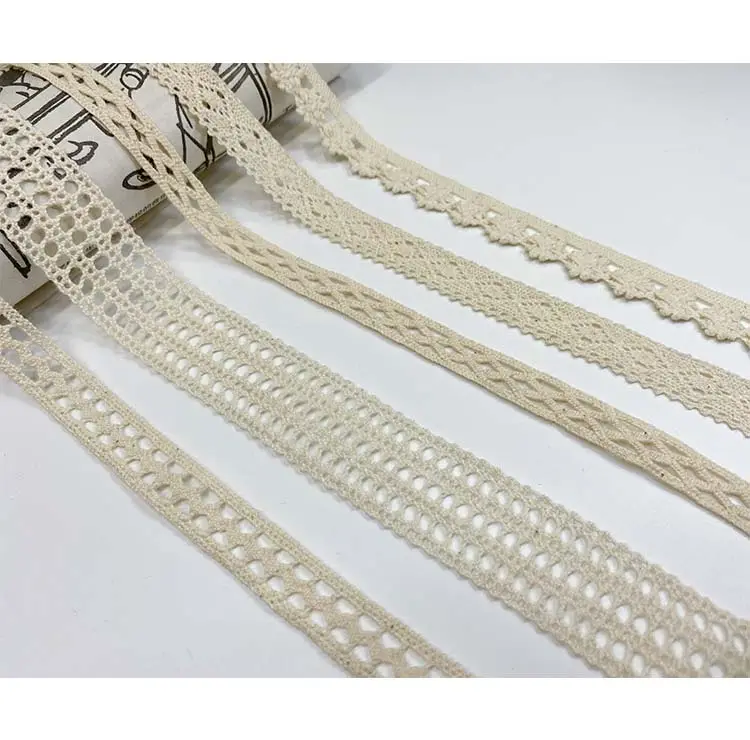 Garment Decoration Accessories Clothing Lace Cotton Embroidery Lace Materials Cotton