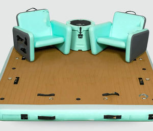 Plateforme aquatique gonflable Summer Best Island Hopper West Marine Paddle North Bote <span class=keywords><strong>Dock</strong></span> - Product Image 1