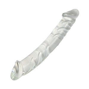 Erwachsenenfabrik Schlussverkauf Analglas <span class=keywords><strong>Dildo</strong></span> Doppelspurt Borosilikat-Kristallglas <span class=keywords><strong>Dildo</strong></span> für Männer und Frauen - Product Image 1