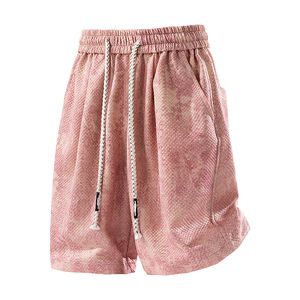 Pantalones Cortos Holgados Retro de Primavera 2025 con Logotipo Personalizado, Estilo Urbano, Deportivos, Lavados, Cómodos y Frescos - Product Image 5