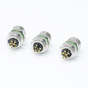 Conector Circular Hembra de 6 Pines M8, IP67 Impermeable, Contactos Chapados en Oro, Conector Industrial Automotriz - Product Image 3