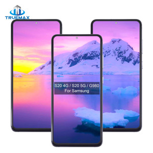 Display TFT Completo con Cornice per <span class=keywords><strong>Samsung</strong></span> Galaxy <span class=keywords><strong>S20</strong></span> 4G 5G, Schermo LCD per Smartphone, Assemblaggio Digitalizzatore Truemax per Telefono Cellulare G980 - Product Image 1