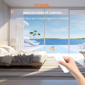 POYAL Smart Home Rideaux électriques Alexa Controlled Stores motorisés à faible bruit Ouvre-fenêtre automatique Moderne pour usage domestique Métal - Product Image 6