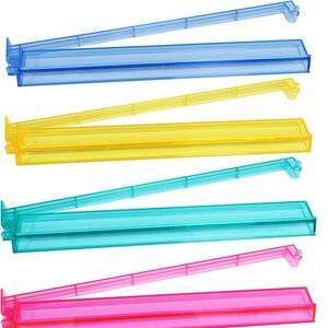 Soportes de Mahjong Americanos de Plástico Transparente al por Mayor con Empujador Festoneado para Principiantes y Expertos - Product Image 2