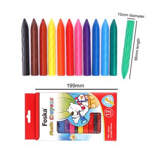 Lot de fournitures scolaires en gros : Crayons sensoriels triangulaires incassables, ensemble de 12 couleurs pour cadeaux d'anniversaire d'enfants - Product Image 6