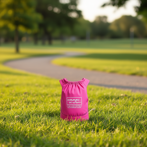 Adjustable Drawstring Dog Sport Vest <b>Waterproof</b> Warm Outfit Clothes <b>Jacket</b> For Dogs <b>Pink</b> Color Winter Wear Nylon Material - Product Image 2