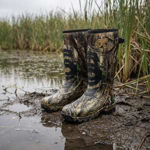 Bottes de <span class=keywords><strong>chasse</strong></span> imperméables en néoprène camouflage de haute qualité pour hommes, modèle YL3542, vente en gros - Product Image 6