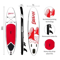 Planche de surf gonflable jetsurf SUP, accessoire de Sports d'eau, pour Paddle, Yoga, vente en gros,