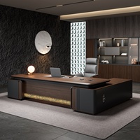 Meubles de bureau en bois de luxe, bureaux de direction modernes et table de conférence pour bureau