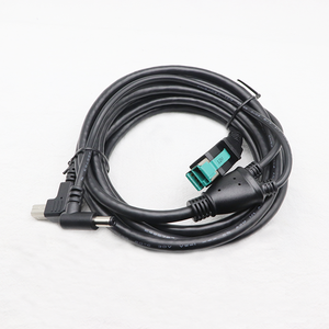 Kustom Pabrik 8Pin 12V daya USB jantan ke USB B jantan + DC5521 jantan 1 hingga 2 kabel pemisah - Product Image 6