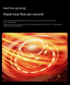 Nouveau Souffleur d'Air Chaud <span class=keywords><strong>de</strong></span> Bureau PTC à Faible Bruit pour la Maison Économie d'Énergie Rapide Chauffage Portable Multifonctionnel Protection Contre la Surchauffe - Product Image 6