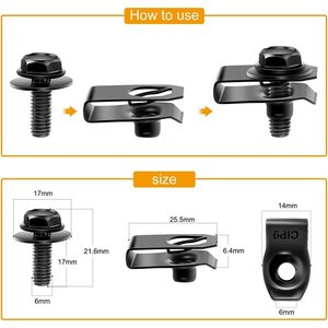 35Pcs <b>Car</b> Engine Skirt Mudguard <b>Clips</b> For Nissan Infiniti Fasteners Repair Replacement Parts - Product Image 4