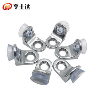 Support d'étagère en verre à plaque plate support de renfort en forme de L pince en verre support d'étagère <span class=keywords><strong>fixation</strong></span> pince de support de ventouse - Product Image 1