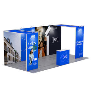 Conception utile sur le double pont 10x20ft moudar cadres en aluminium stand d'exposition stand d'exposition stand d'exposition - Product Image 2