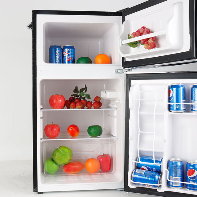 BCD89 Factory Customization Black Color 12v Energy Efficiency Grade 1 Tiny Mini Fridge