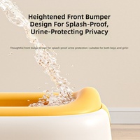 Chaise d'apprentissage de la propreté pour bébé en plastique PP, toilette pour tout-petits avec coussin de siège en PVC souple, brosse de nettoyage pour la maison, les voyages et l'extérieur