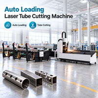 Laser Max 20-240mm Mandrin Alimentation Automatique 3D Machine Automatique de Découpe Laser à Fibre Métallique pour Tubes Carrés AI BMP Cypcut