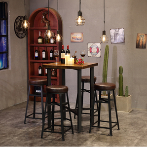 High Bar <strong>Table</strong> Metal <strong>Table</strong> Wall-Mounted Square <strong>Table</strong> Nordic <strong>Light</strong> Luxury Gold Iron Art Balcony Small Bar <strong>Table</strong> Square <strong>Table</strong> - Product Image 3