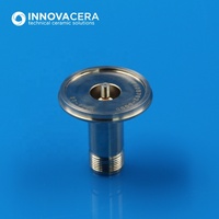 Connecteur coaxial de type HN avec montage à bride pour solution de traversée RF haute tension