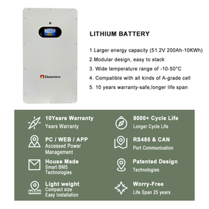 New Dawnice <b>Battery</b> 51.2V 400Ah 20kwh Wall Solar System Lifepo4 Energy Powerwall Lithium <b>Battery</b> Home Storage <b>Battery</b> - Product Image 6