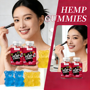 OEM天然フルーツ風味ヘンプグミベア 免疫力向上 エネルギー補給 気分安定剤 ヘンプエキスグミ - Product Image 1