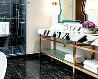 Pieds de Meuble en Marbre Extra Longs Personnalisés pour Comptoir de Boutique Hôtelier Il Bianco Di Carrara Piedi Di Tavoli, Support de Base, Piédestal 2027