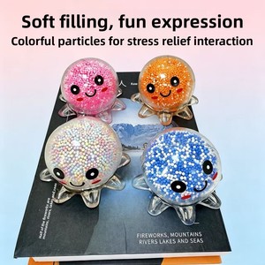 Juguete Antiestrés de Pulpo con Cuentas de Goma Luminosas, Divertido y Adorable para Adultos, Jóvenes y Adultos Mayores, para Aliviar el Estrés - Product Image 3