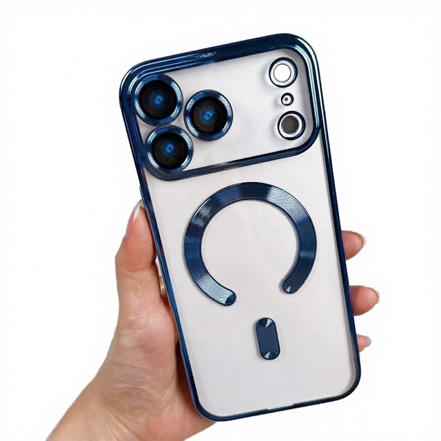 Wholesale TPU Anti Yellow Shockproof Clear Transparent Magnetic Charging Phone Case Cover for iPhone 17 Pro Max Air