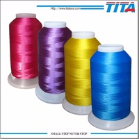 Fil à broder 100% polyester, 100% machine, Lahore, Pakistan, 120D/2