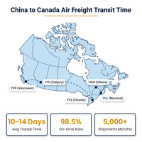 Transit aérien porte-à-porte Chine-Canada LCL Express : Services logistiques et agent de transport aérien