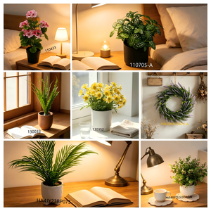 Mini-herbe artificielle en forme d'épée dans un vase carré en verre avec plante de yucca en <span class=keywords><strong>sable</strong></span> noir, fausse verdure, plantes succulentes pour la décoration intérieure - Product Image 6