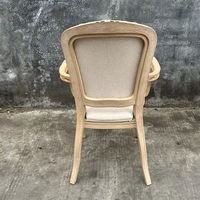 Chaise Louis en plastique PP de couleur bois, à prix de gros, durable, à démonter