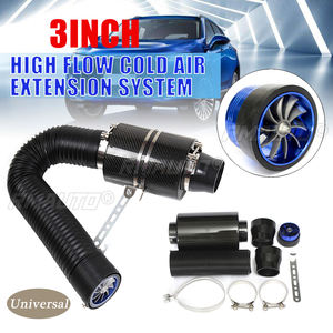 Sistema Universal de Admisión de Aire Frío para Coche con Ventilador, Kit de Filtro de Admisión de Aire Frío de Fibra de Carbono para Carreras, Caja de Filtro Ram - Product Image 1