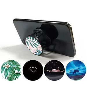 Custom Logo For Cell Phone Grip Plastic Mobile Phone Holder With Cute Design Phone Socket
