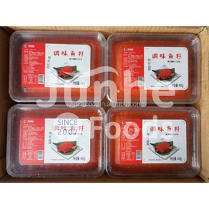 <span class=keywords><strong>Masago</strong></span>, œufs de poisson salés, caviar, œufs de capelin marinés congelés pour garniture de <span class=keywords><strong>sushi</strong></span>, emballage en boîte - Product Image 4