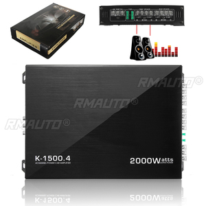 Amplificateur de voiture 4 canaux 2000W, amplificateur de puissance stéréo pour véhicule, amplificateur audio automobile - Product Image 4