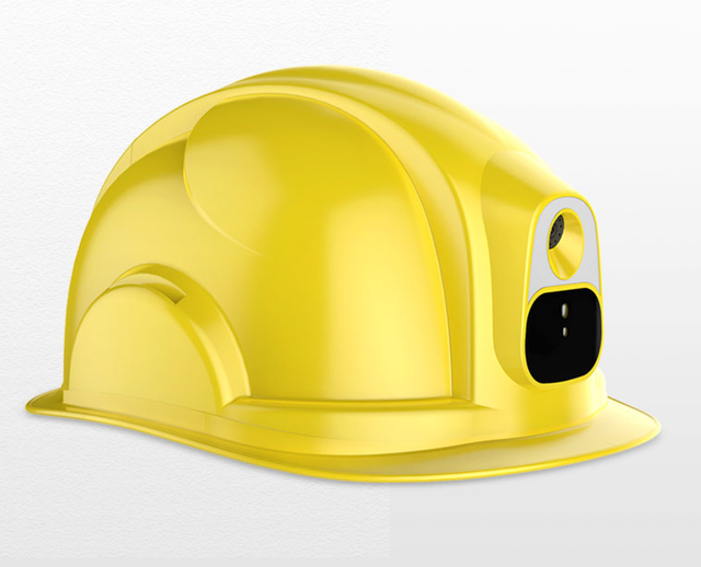 4G Helmet Camera Laser LED Light Live Video Audio Mic Speaker Intercom Hard Hat for Construction Site