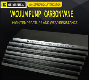 Paleta de carbono de 41*18,5*3mm, hoja de grafito de alta pureza, piezas de reparación de paletas de carbono para bombas de vacío <span class=keywords><strong>DT</strong></span> VT4.6/4,8 - Product Image 2