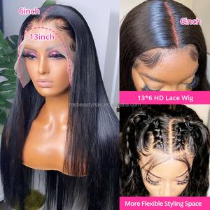 Raw <b>Hair</b> <b>Wig</b> HD <b>Lace</b> Vendor Transparent Full Hd <b>Lace</b> <b>Front</b> <b>Wig</b> Natural Color 13x4 13x6 Full <b>Lace</b> <b>Front</b> <b>Human</b> <b>Hair</b> <b>Wig</b> - Product Image 6