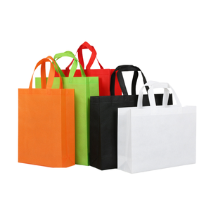 Huahao Eco-Friendly Reutilizable Tela no tejida Bolsa de compras <span class=keywords><strong>PP</strong></span> Comestibles no tejido para ropa promocional para uso de regalo - Product Image 1