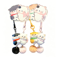 Adorable Llavero Magnético de Resina con Diseño de Animal de Dibujos Animados, Colgante para Bolsos de Pareja, Decoración para Mochilas y Carteras, Regalo al por Mayor